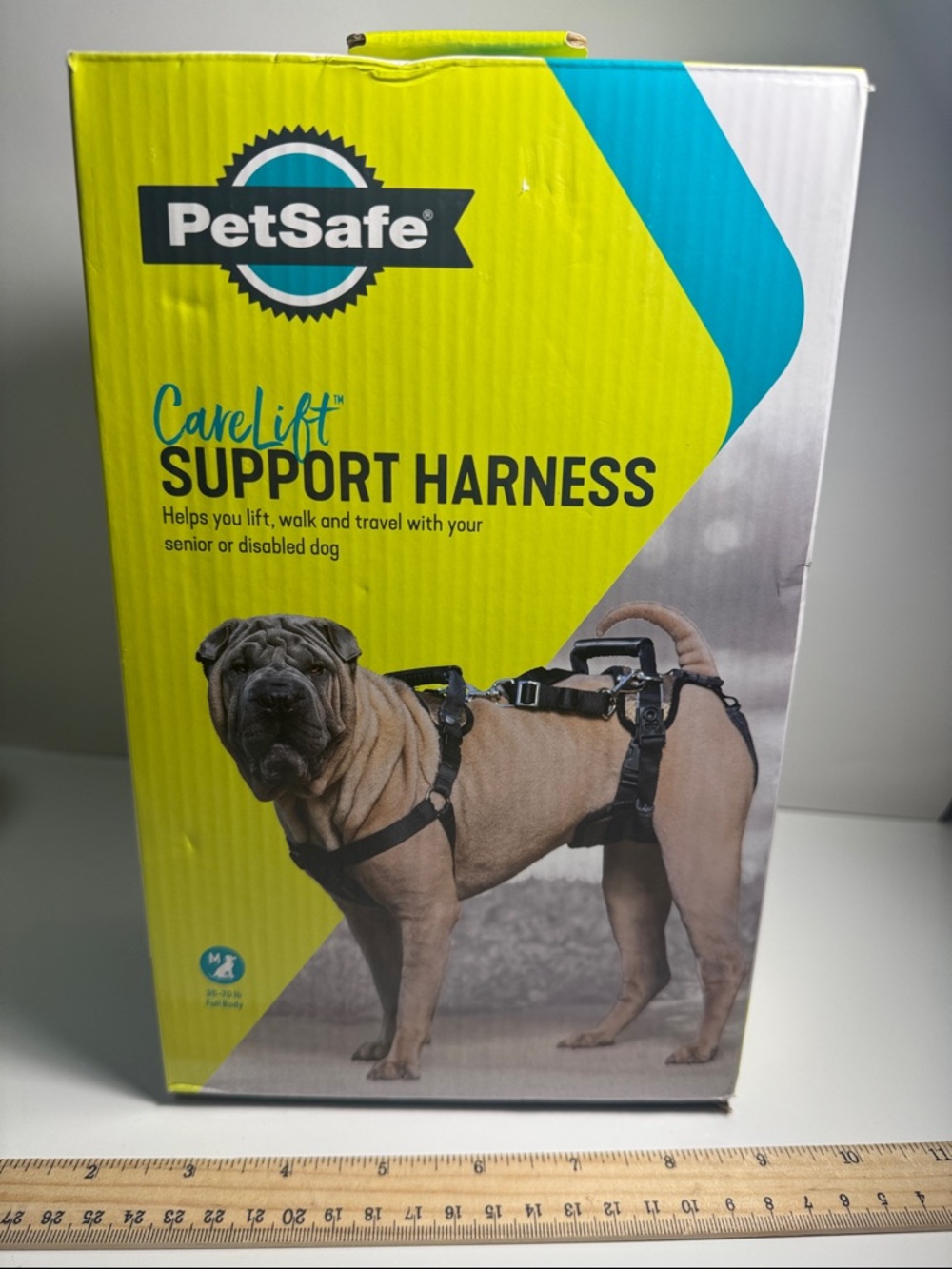 PetSafe  care lift Black Support Harness with Dual Handles medium 35-70 lbs dog